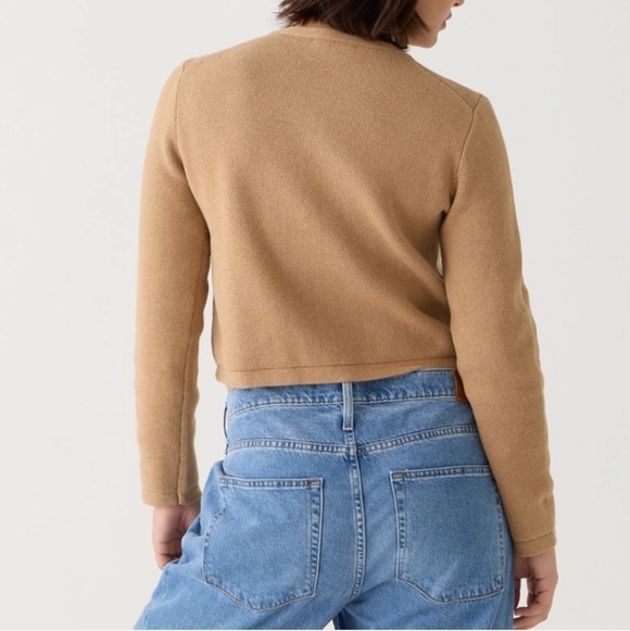 J.Crew Emilie Patch-Pocket Sweater Lady Jacket - Picture 3 of 11